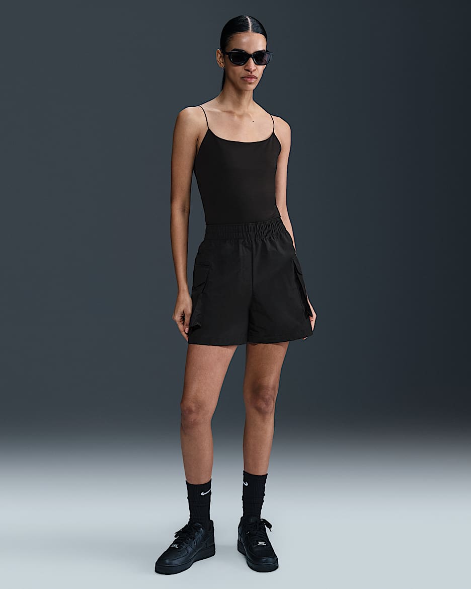 【NIKE】◆NSW◆ESS WOVEN Highrise Shorts◆WMNS◆ Nike Sportswear Essential Women's High-Rise Woven Shorts